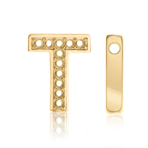 ITI NYC Campton Extra Bold Slider in 14K Gold (12.5mm) (100% Polished)