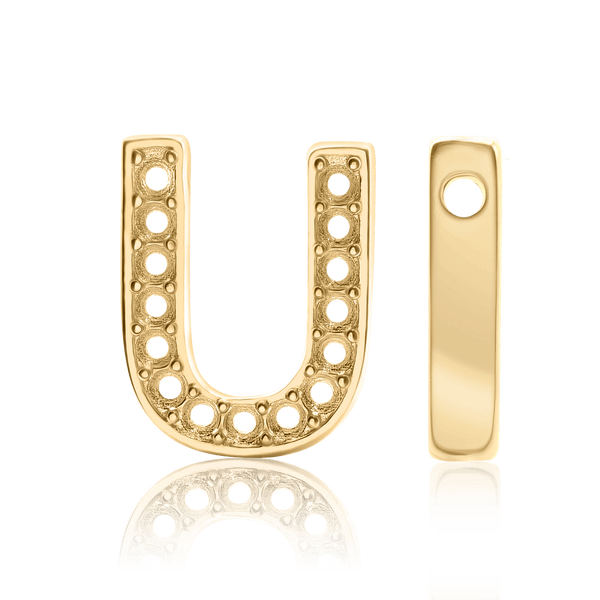 ITI NYC Campton Extra Bold Slider in 14K Gold (12.5mm) (100% Polished)