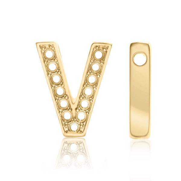 ITI NYC Campton Extra Bold Slider in 14K Gold (12.5mm) (100% Polished)