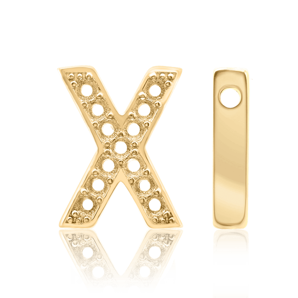 ITI NYC Campton Extra Bold Slider in 14K Gold (12.5mm) (100% Polished)