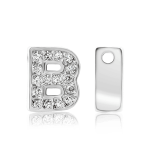 ITI NYC Campton Extra Bold Slider in Sterling Silver (Hole:1mm) (6mm) (100% Polished)