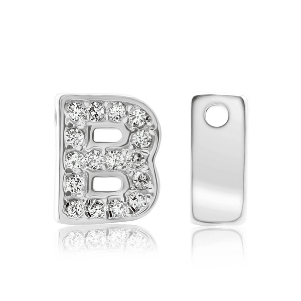 ITI NYC Campton Extra Bold Slider in Sterling Silver (Hole:1mm) (6mm) (100% Polished)