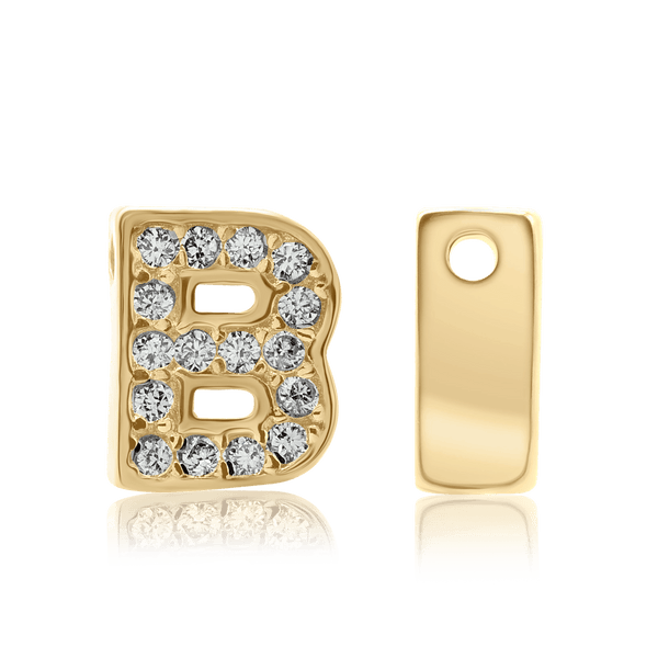 ITI NYC Campton Extra Bold Slider in Sterling Silver (Hole:1mm) (6mm) (100% Polished)