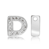 ITI NYC Campton Extra Bold Slider in Sterling Silver (Hole:1mm) (6mm) (100% Polished)