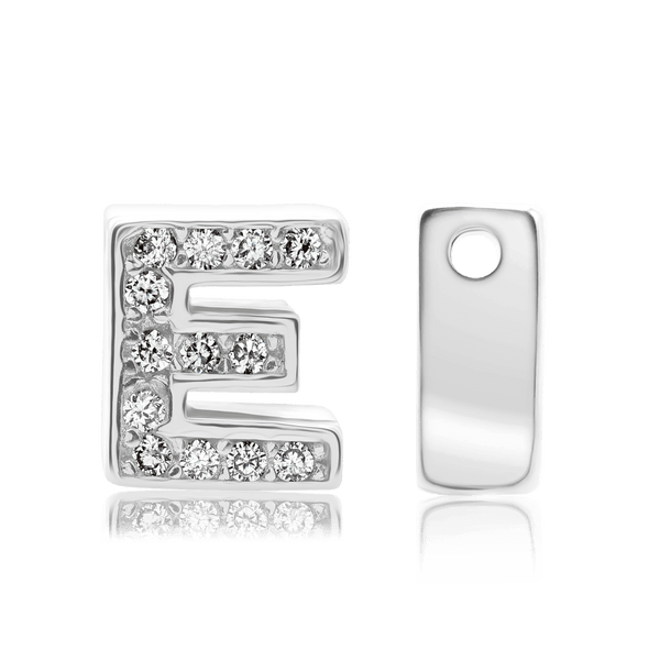 ITI NYC Campton Extra Bold Slider in Sterling Silver (Hole:1mm) (6mm) (100% Polished)