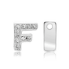 ITI NYC Campton Extra Bold Slider in Sterling Silver (Hole:1mm) (6mm) (100% Polished)
