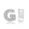 ITI NYC Campton Extra Bold Slider in Sterling Silver (Hole:1mm) (6mm) (100% Polished)