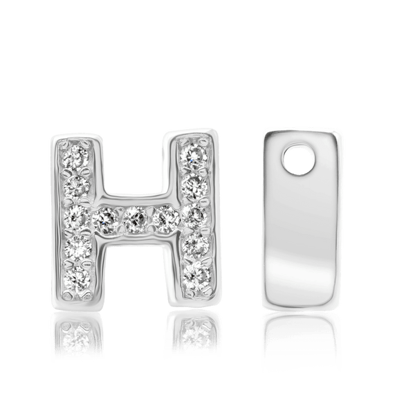 ITI NYC Campton Extra Bold Slider in Sterling Silver (Hole:1mm) (6mm) (100% Polished)