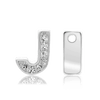 ITI NYC Campton Extra Bold Slider in Sterling Silver (Hole:1mm) (6mm) (100% Polished)