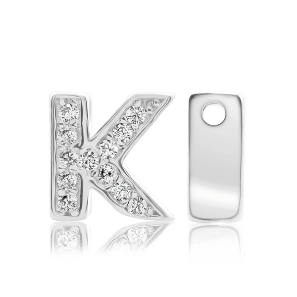 ITI NYC Campton Extra Bold Slider in Sterling Silver (Hole:1mm) (6mm) (100% Polished)