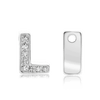 ITI NYC Campton Extra Bold Slider in Sterling Silver (Hole:1mm) (6mm) (100% Polished)