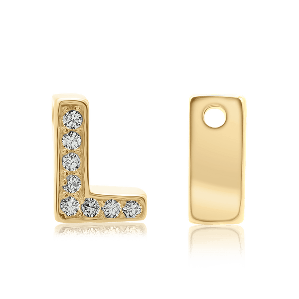 ITI NYC Campton Extra Bold Slider in Sterling Silver (Hole:1mm) (6mm) (100% Polished)