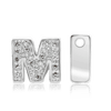 ITI NYC Campton Extra Bold Slider in Sterling Silver (Hole:1mm) (6mm) (100% Polished)