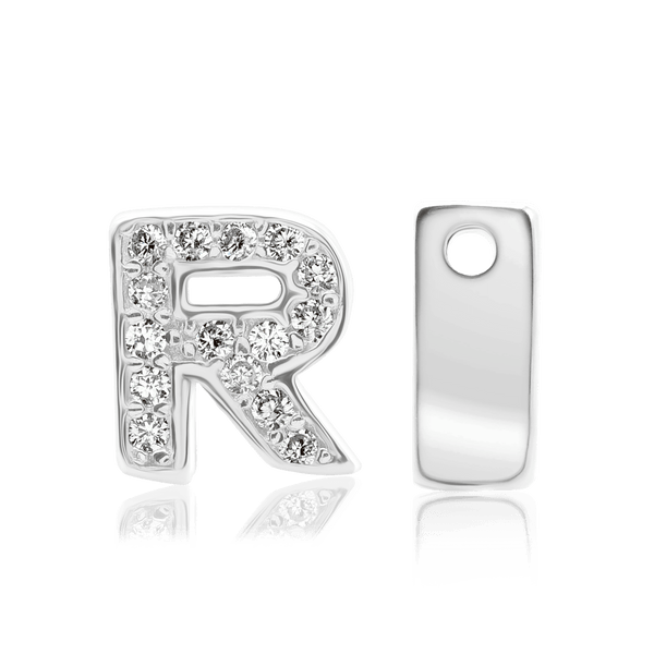 ITI NYC Campton Extra Bold Slider in Sterling Silver (Hole:1mm) (6mm) (100% Polished)