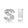 ITI NYC Campton Extra Bold Slider in Sterling Silver (Hole:1mm) (6mm) (100% Polished)
