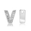 ITI NYC Campton Extra Bold Slider in Sterling Silver (Hole:1mm) (6mm) (100% Polished)