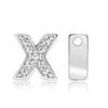 ITI NYC Campton Extra Bold Slider in Sterling Silver (Hole:1mm) (6mm) (100% Polished)