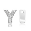 ITI NYC Campton Extra Bold Slider in Sterling Silver (Hole:1mm) (6mm) (100% Polished)