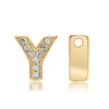 ITI NYC Campton Extra Bold Slider in Sterling Silver (Hole:1mm) (6mm) (100% Polished)