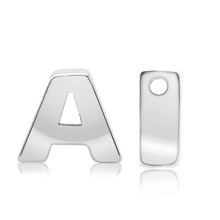 Load image into Gallery viewer, ITI NYC Campton Extra Bold Slider in Sterling Silver (Hole:1mm) (6mm) (100% Polished)
