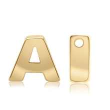 Load image into Gallery viewer, ITI NYC Campton Extra Bold Slider in 14K Gold (Hole:1mm) (6mm) (100% Polished)
