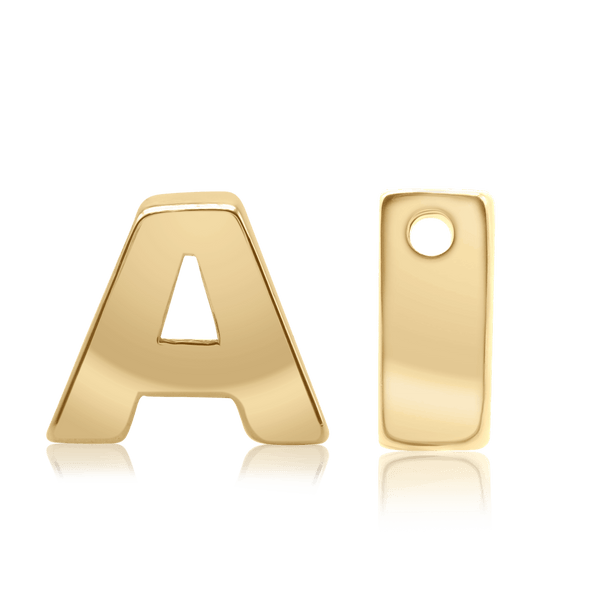 ITI NYC Campton Extra Bold Slider in Sterling Silver (Hole:1mm) (6mm) (100% Polished)