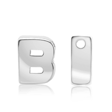 Load image into Gallery viewer, ITI NYC Campton Extra Bold Slider in Sterling Silver (Hole:1mm) (6mm) (100% Polished)
