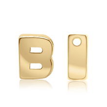 Load image into Gallery viewer, ITI NYC Campton Extra Bold Slider in 14K Gold (Hole:1mm) (6mm) (100% Polished)
