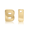 ITI NYC Campton Extra Bold Slider in 14K Gold (Hole:1mm) (6mm) (100% Polished)