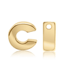 ITI NYC Campton Extra Bold Slider in 14K Gold (Hole:1mm) (6mm) (100% Polished)