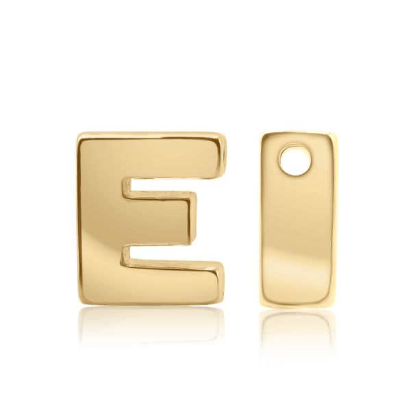 ITI NYC Campton Extra Bold Slider in 14K Gold (Hole:1mm) (6mm) (100% Polished)