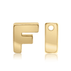 ITI NYC Campton Extra Bold Slider in 14K Gold (Hole:1mm) (6mm) (100% Polished)