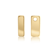 ITI NYC Campton Extra Bold Slider in 14K Gold (Hole:1mm) (6mm) (100% Polished)