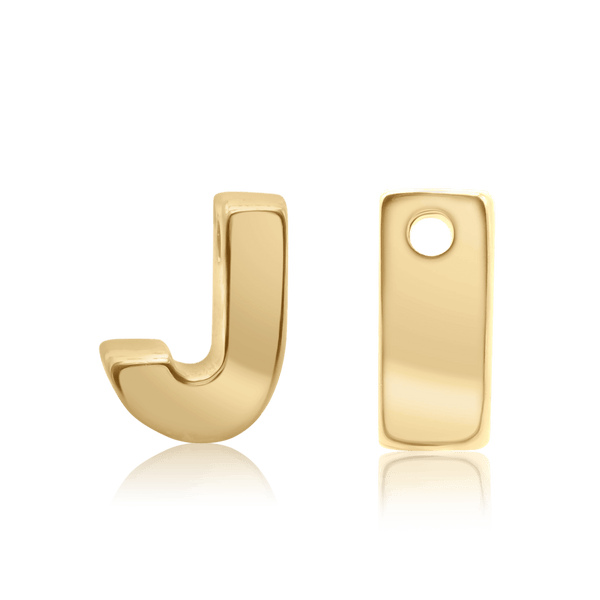 ITI NYC Campton Extra Bold Slider in 14K Gold (Hole:1mm) (6mm) (100% Polished)