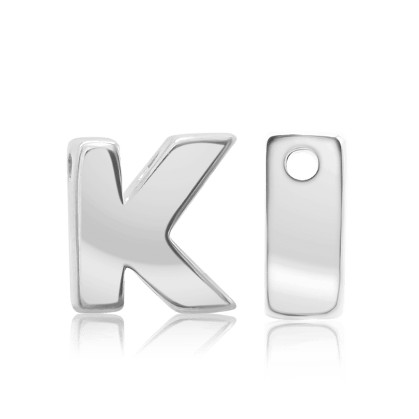 ITI NYC Campton Extra Bold Slider in Sterling Silver (Hole:1mm) (6mm) (100% Polished)