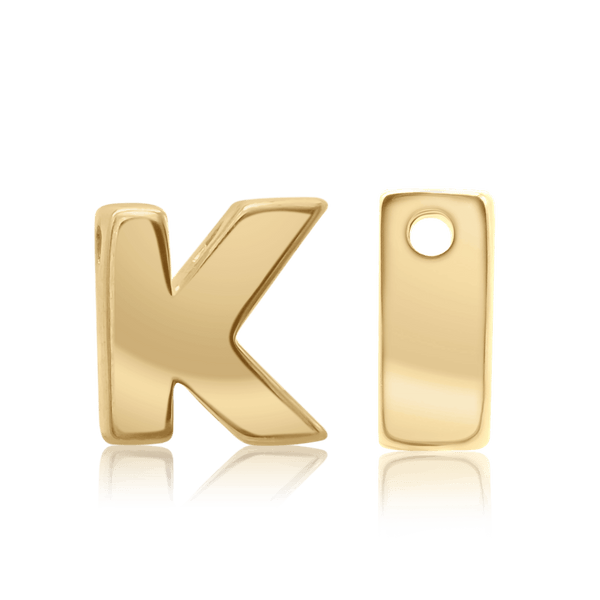 ITI NYC Campton Extra Bold Slider in 14K Gold (Hole:1mm) (6mm) (100% Polished)