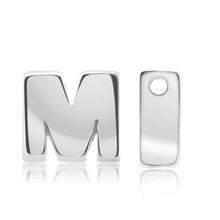 Load image into Gallery viewer, ITI NYC Campton Extra Bold Slider in Sterling Silver (Hole:1mm) (6mm) (100% Polished)
