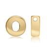 ITI NYC Campton Extra Bold Slider in 14K Gold (Hole:1mm) (6mm) (100% Polished)