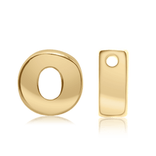 Load image into Gallery viewer, ITI NYC Campton Extra Bold Slider in 14K Gold (Hole:1mm) (6mm) (100% Polished)
