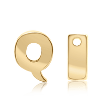 Load image into Gallery viewer, ITI NYC Campton Extra Bold Slider in 14K Gold (Hole:1mm) (6mm) (100% Polished)
