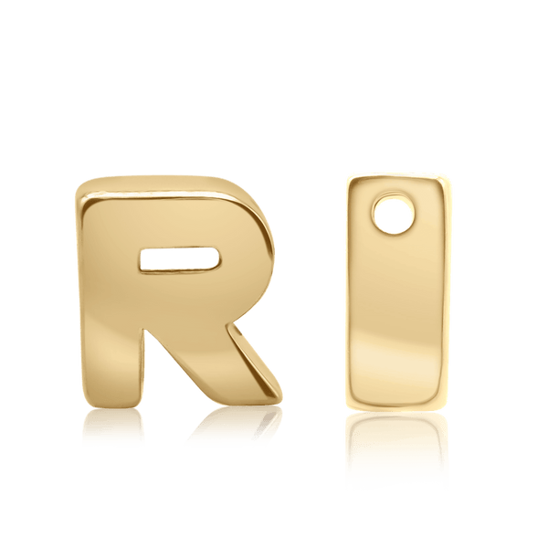 ITI NYC Campton Extra Bold Slider in 14K Gold (Hole:1mm) (6mm) (100% Polished)