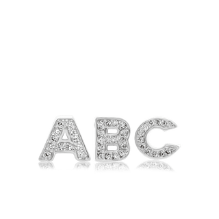 ITI NYC Campton Extra Bold Slider in Sterling Silver (Hole:1mm) (6mm) (100% Polished)