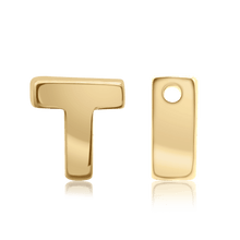 Load image into Gallery viewer, ITI NYC Campton Extra Bold Slider in 14K Gold (Hole:1mm) (6mm) (100% Polished)
