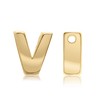 ITI NYC Campton Extra Bold Slider in 14K Gold (Hole:1mm) (6mm) (100% Polished)