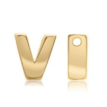 Load image into Gallery viewer, ITI NYC Campton Extra Bold Slider in 14K Gold (Hole:1mm) (6mm) (100% Polished)
