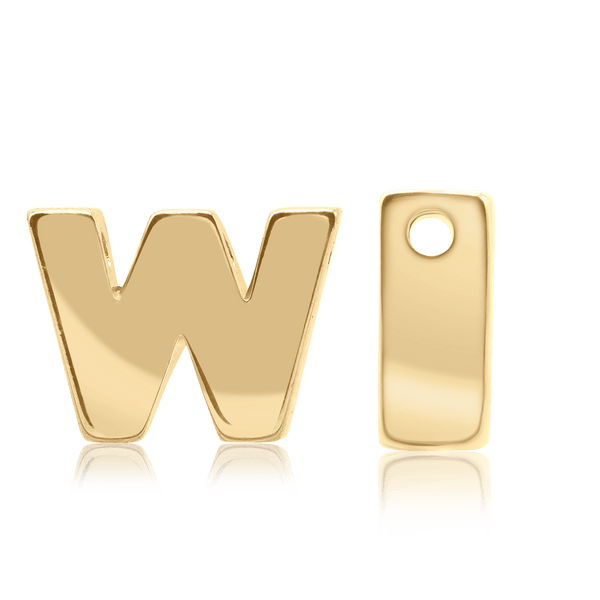 ITI NYC Campton Extra Bold Slider in 14K Gold (Hole:1mm) (6mm) (100% Polished)