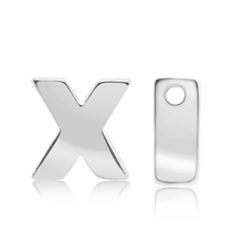 Load image into Gallery viewer, ITI NYC Campton Extra Bold Slider in Sterling Silver (Hole:1mm) (6mm) (100% Polished)
