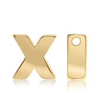 Load image into Gallery viewer, ITI NYC Campton Extra Bold Slider in 14K Gold (Hole:1mm) (6mm) (100% Polished)
