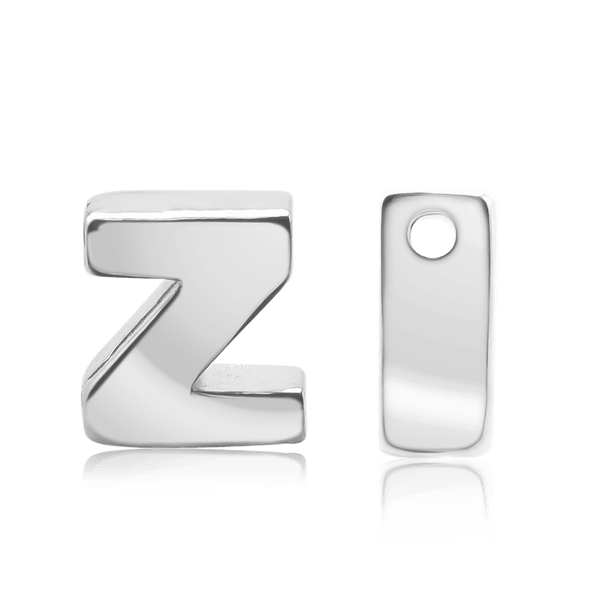 ITI NYC Campton Extra Bold Slider in Sterling Silver (Hole:1mm) (6mm) (100% Polished)