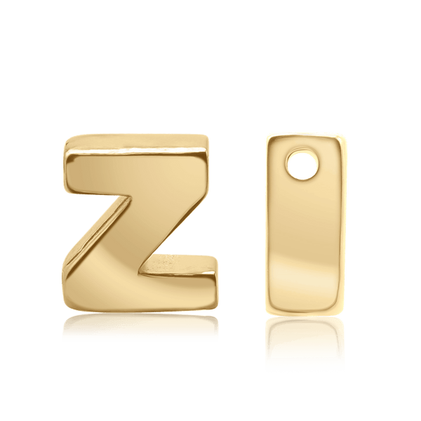 ITI NYC Campton Extra Bold Slider in 14K Gold (Hole:1mm) (6mm) (100% Polished)